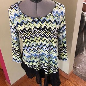 Laura Ashley Multi Colored Blouse